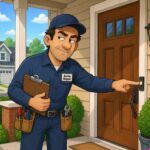 Home security audit — how burglars test a home before breaking in.